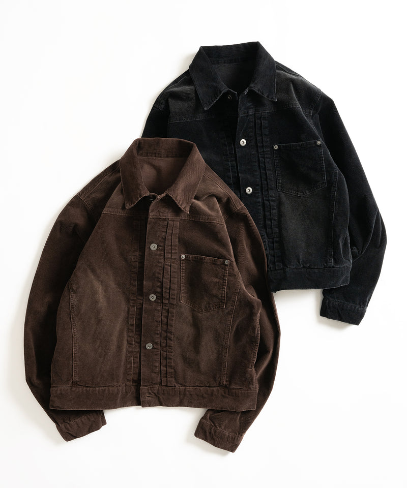 【WETTEMPT|ウィテンプト】BLEACHED CORDUROY JACKET / ブリーチコーデュロイジャケット