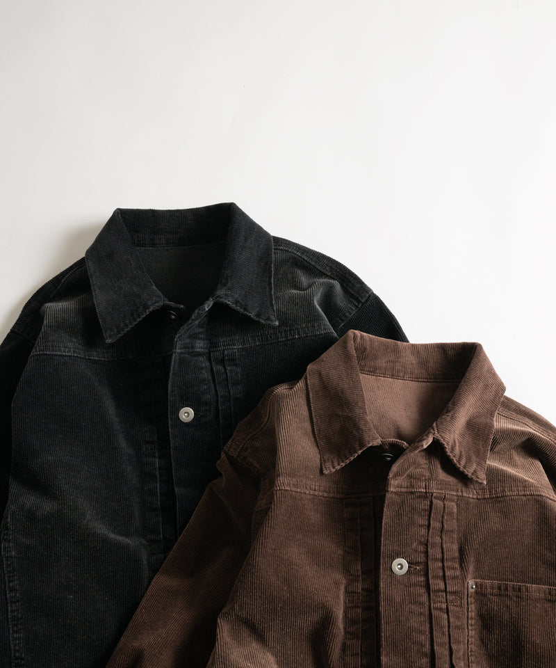 【WETTEMPT|ウィテンプト】BLEACHED CORDUROY JACKET / ブリーチコーデュロイジャケット