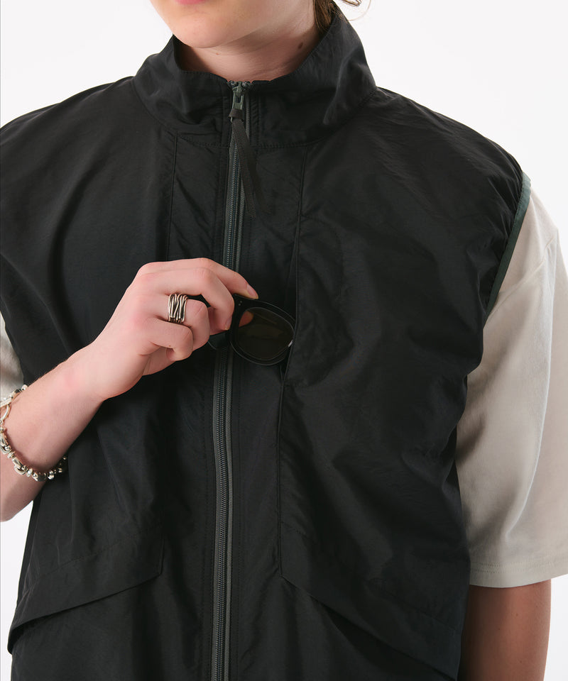 【WETTEMPT|ウィテンプト】 STAND NECK CITY VEST/スタンドネックシティベスト