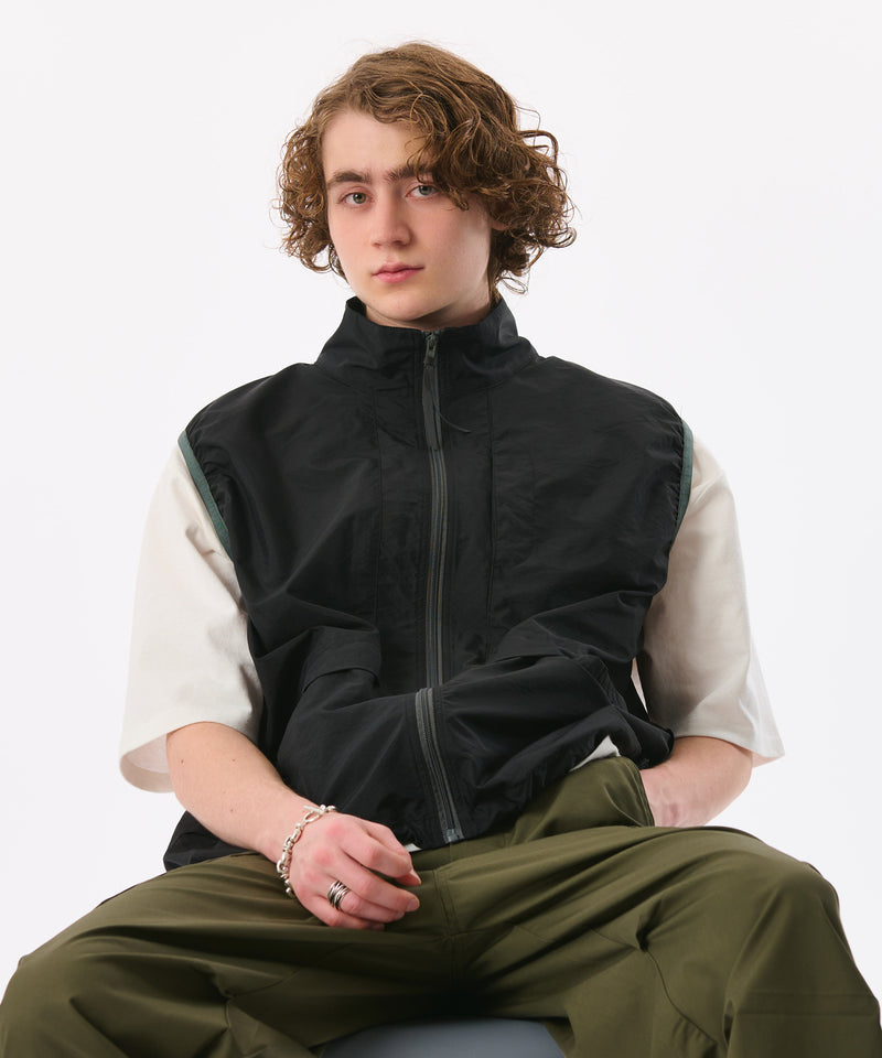 【WETTEMPT|ウィテンプト】 STAND NECK CITY VEST/スタンドネックシティベスト