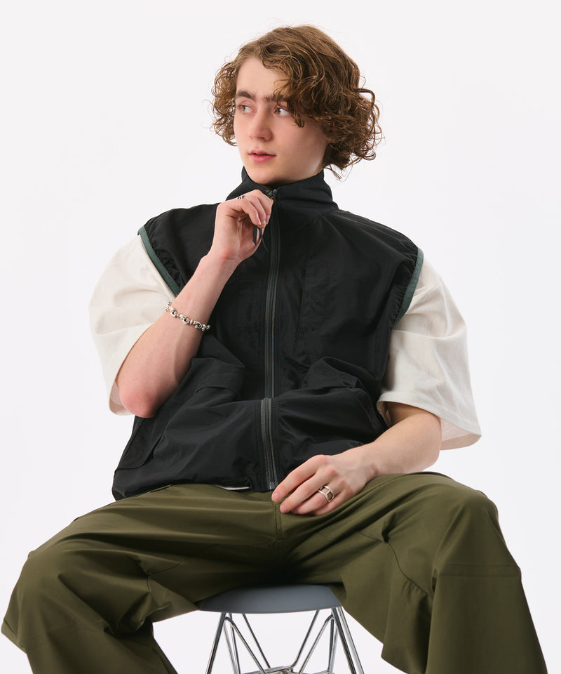 【WETTEMPT|ウィテンプト】 STAND NECK CITY VEST/スタンドネックシティベスト