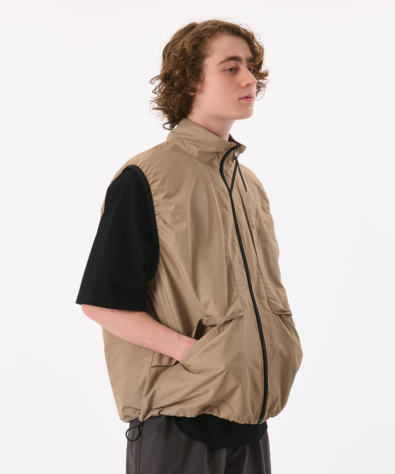 【WETTEMPT|ウィテンプト】 STAND NECK CITY VEST/スタンドネックシティベスト