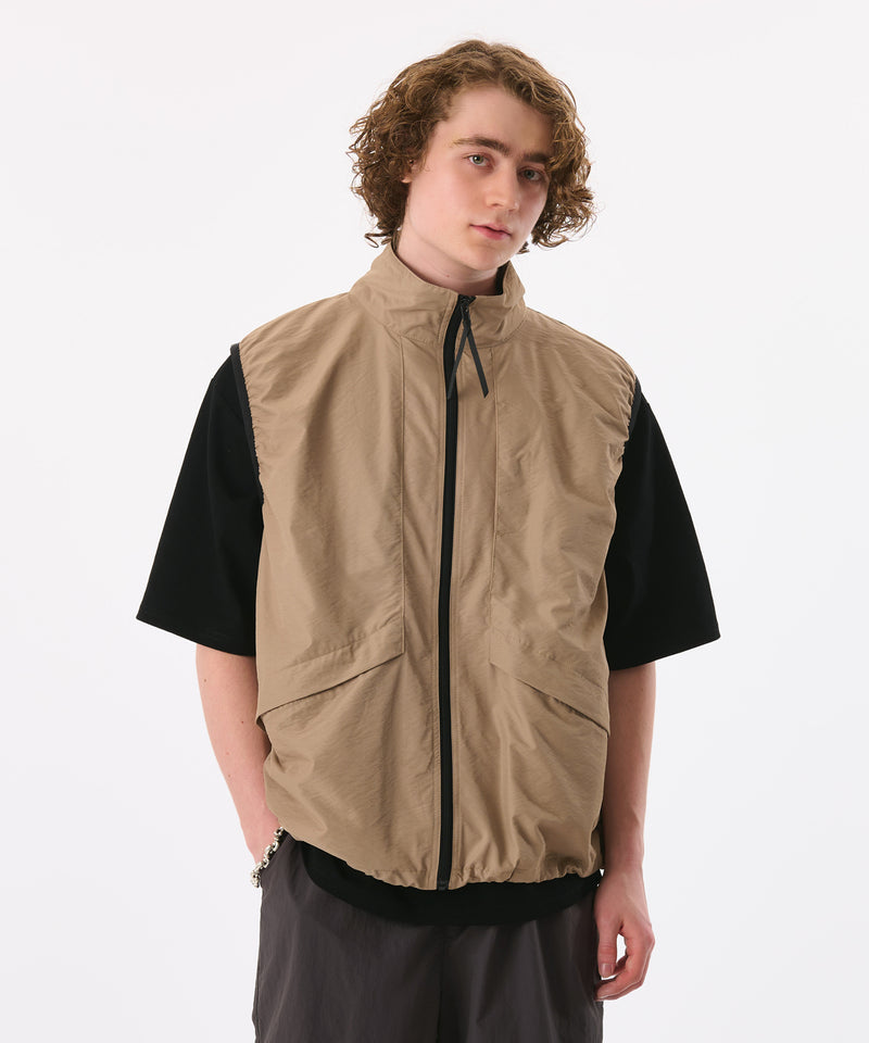 【WETTEMPT|ウィテンプト】 STAND NECK CITY VEST/スタンドネックシティベスト