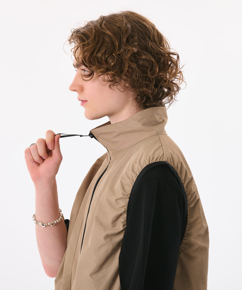 【WETTEMPT|ウィテンプト】 STAND NECK CITY VEST/スタンドネックシティベスト