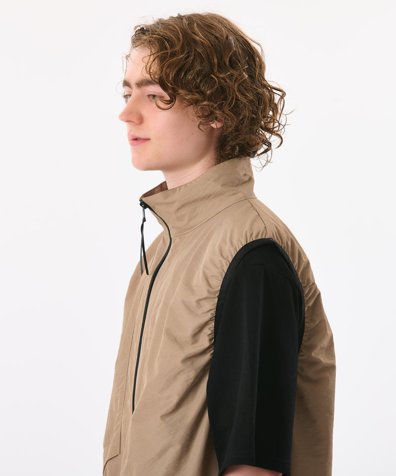 【WETTEMPT|ウィテンプト】 STAND NECK CITY VEST/スタンドネックシティベスト