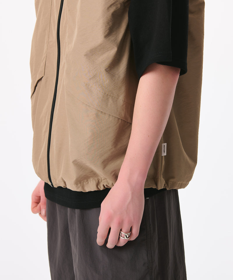 【WETTEMPT|ウィテンプト】 STAND NECK CITY VEST/スタンドネックシティベスト