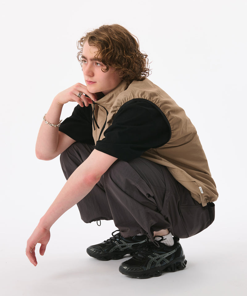 【WETTEMPT|ウィテンプト】 STAND NECK CITY VEST/スタンドネックシティベスト