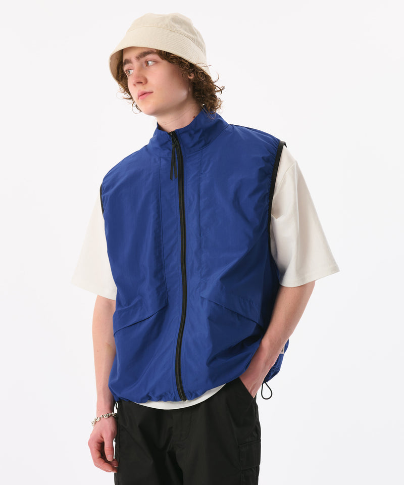 【WETTEMPT|ウィテンプト】 STAND NECK CITY VEST/スタンドネックシティベスト