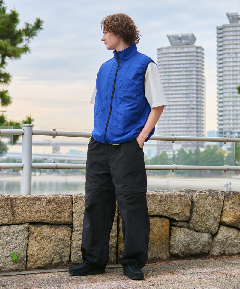 【WETTEMPT|ウィテンプト】 STAND NECK CITY VEST/スタンドネックシティベスト
