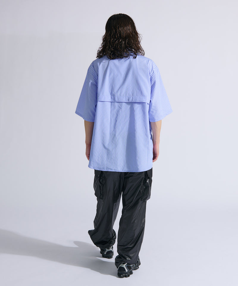 【WETTEMPT|ウィテンプト】MULTI POCKET STRIPE SHIRT / マルチポケットストライプシャツ