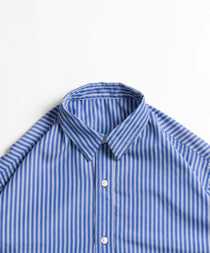 【WETTEMPT|ウィテンプト】MULTI POCKET STRIPE SHIRT / マルチポケットストライプシャツ