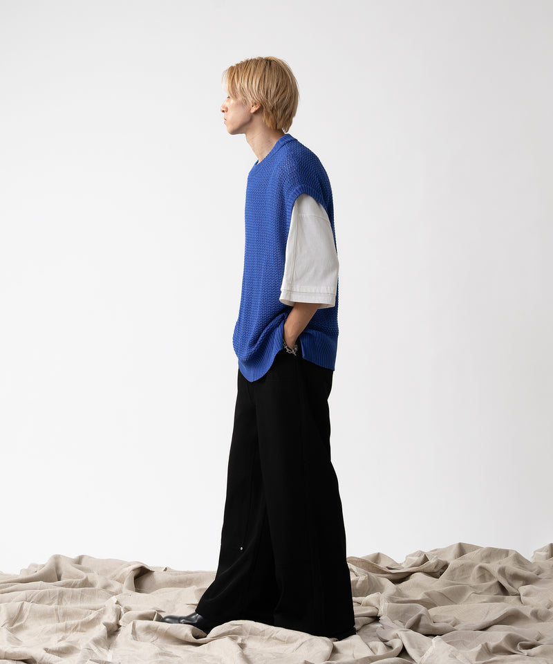 【selleglant|セレグランテ】MESH SUMMER KNIT VEST / メッシュサマーニットベスト