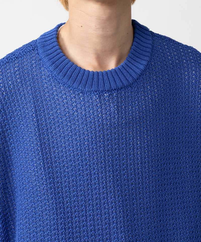 【selleglant|セレグランテ】MESH SUMMER KNIT VEST / メッシュサマーニットベスト