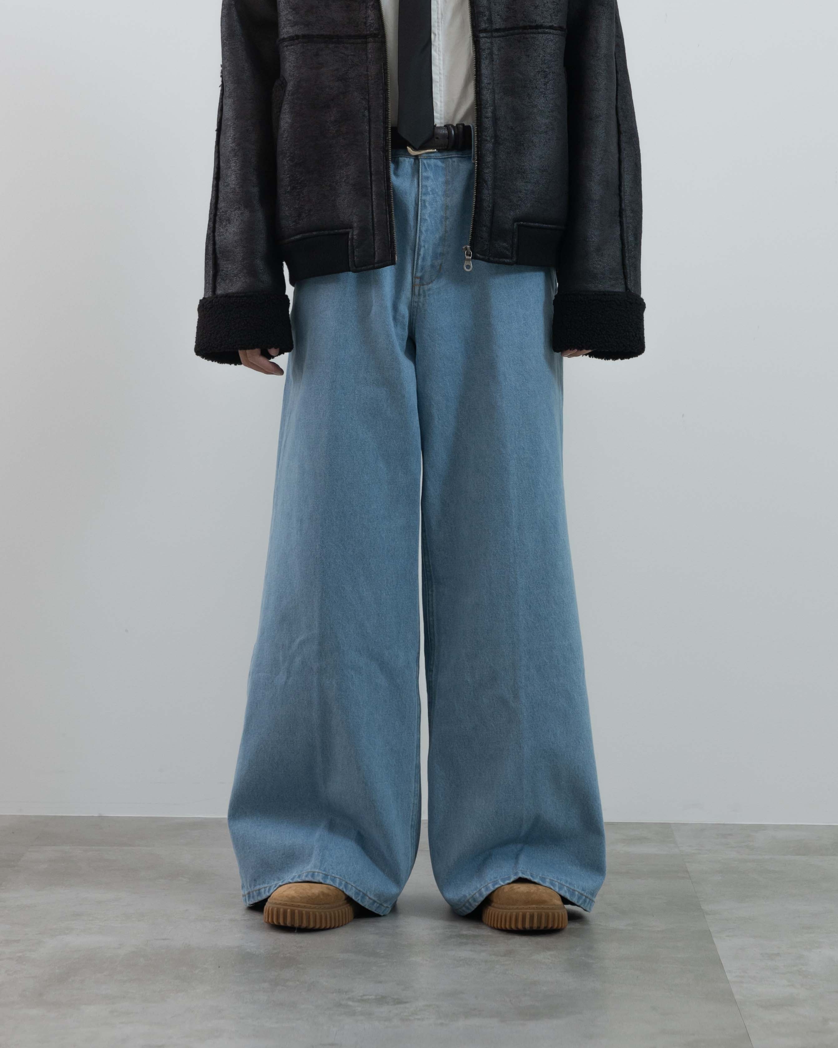 favclo.|ファブクロ【by TATSUYA】WIDE FLARE DENIM PANTS