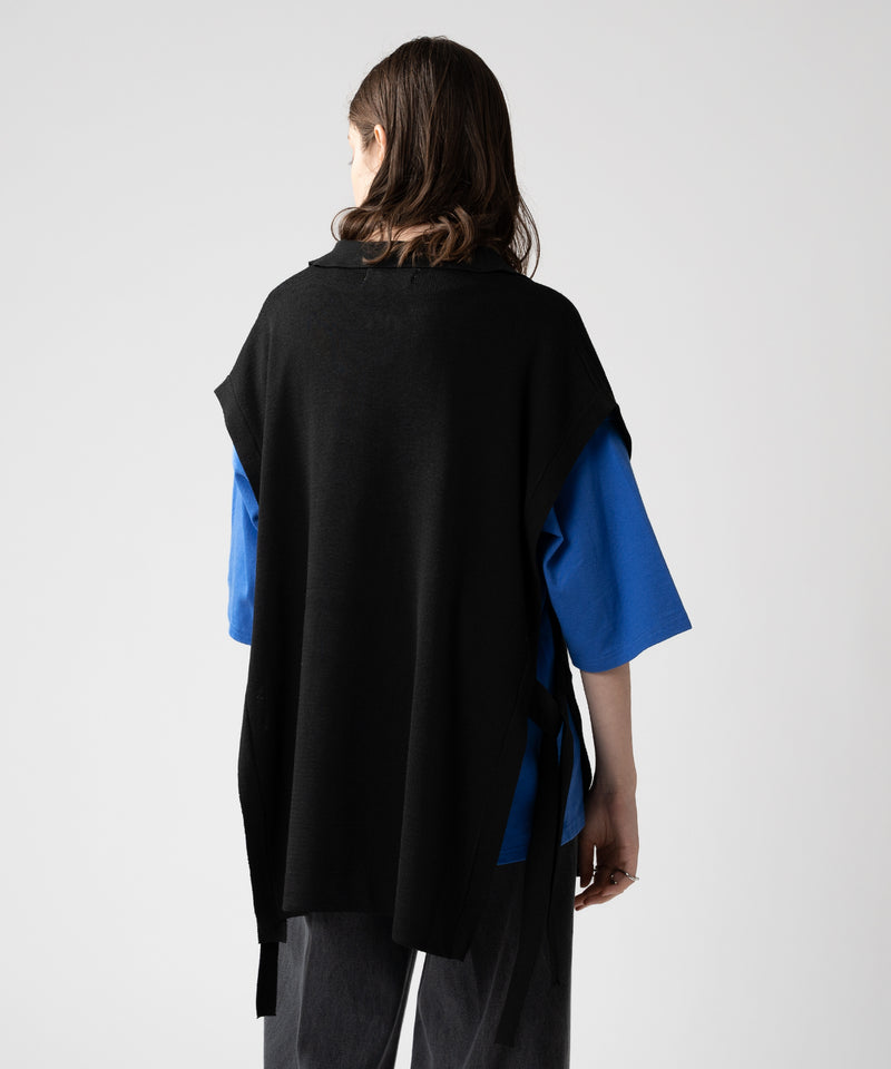 【selleglant|セレグランテ】HALFZIP OPENCORD VEST/ ハーフジップオープンコードベスト