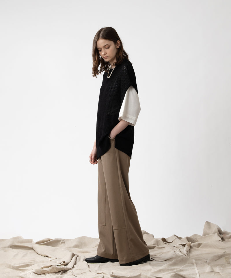 【selleglant|セレグランテ】MESH SUMMER KNIT VEST / メッシュサマーニットベスト