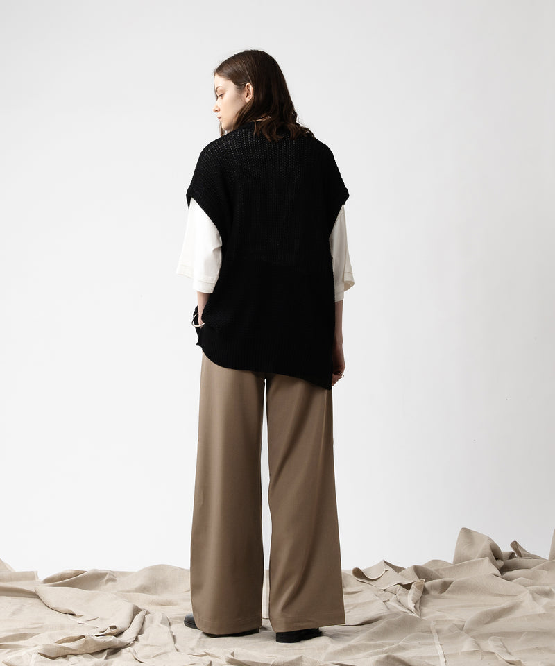 【selleglant|セレグランテ】MESH SUMMER KNIT VEST / メッシュサマーニットベスト