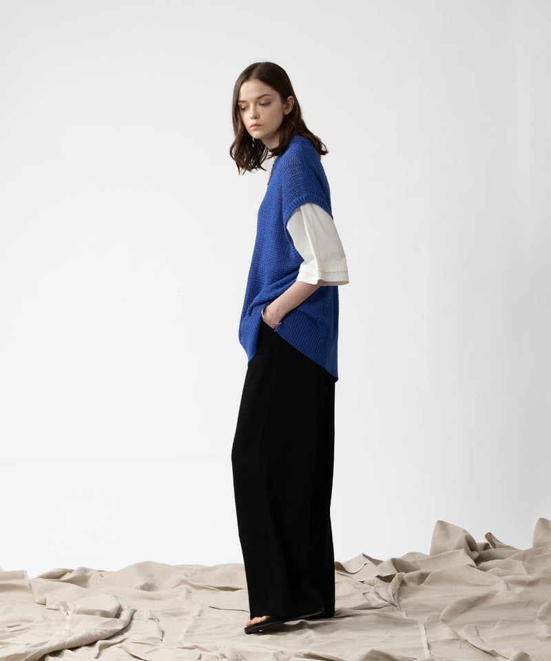 【selleglant|セレグランテ】MESH SUMMER KNIT VEST / メッシュサマーニットベスト