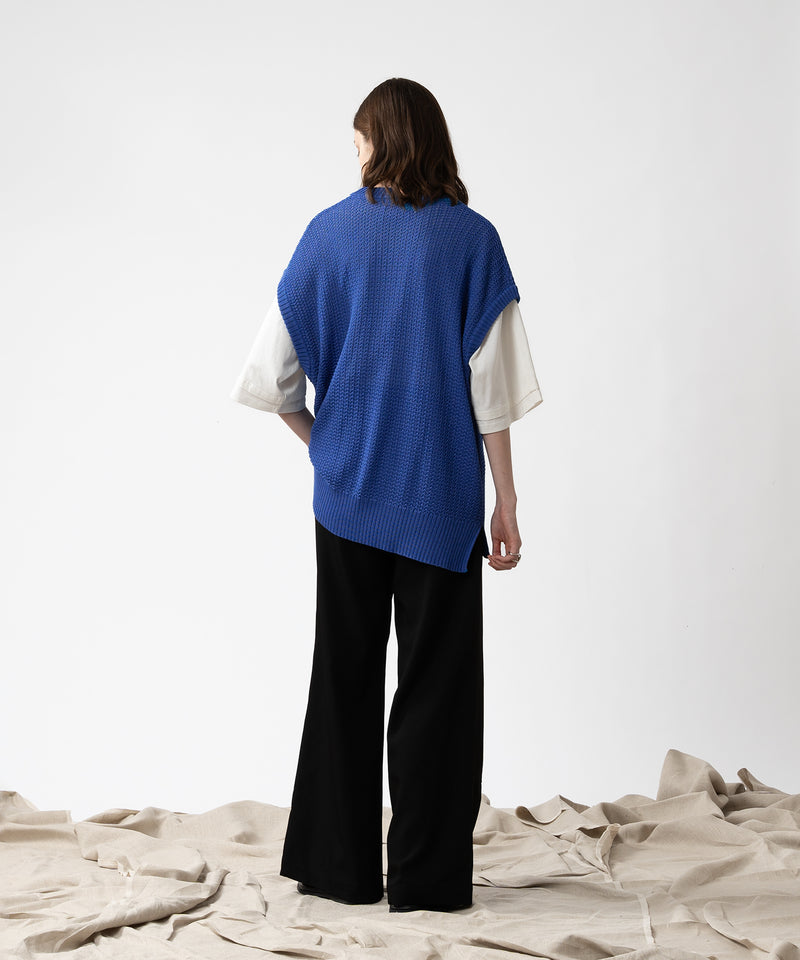 【selleglant|セレグランテ】MESH SUMMER KNIT VEST / メッシュサマーニットベスト