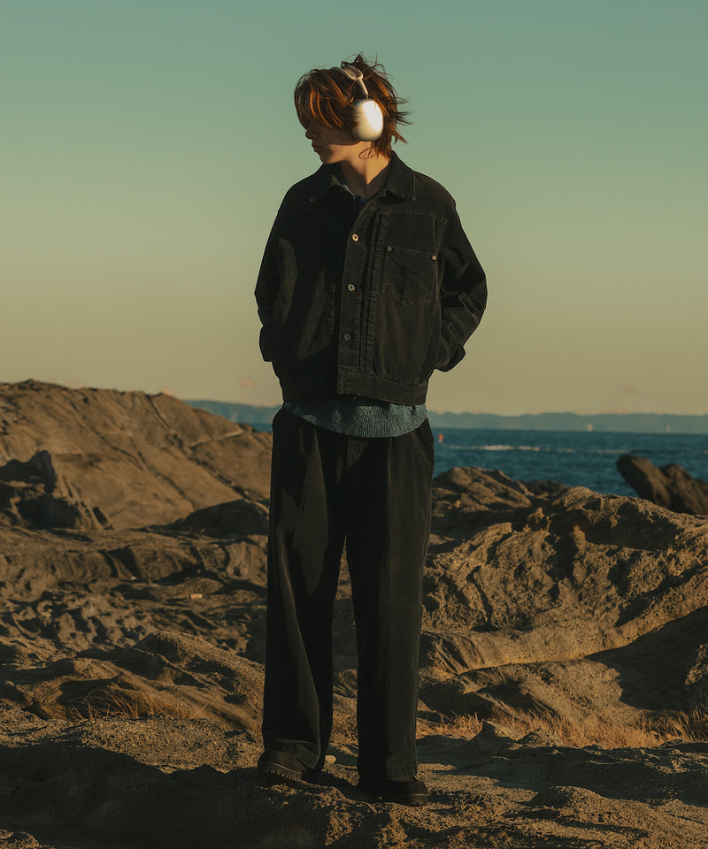 【WETTEMPT|ウィテンプト】BLEACHED CORDUROY JACKET / ブリーチコーデュロイジャケット