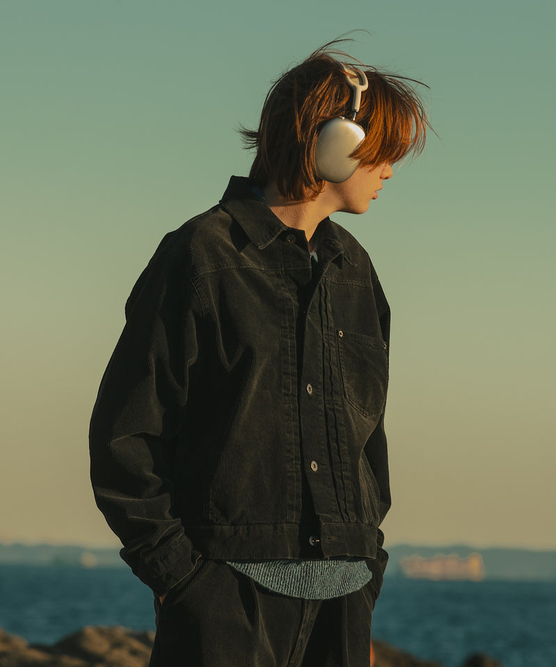【WETTEMPT|ウィテンプト】BLEACHED CORDUROY JACKET / ブリーチコーデュロイジャケット