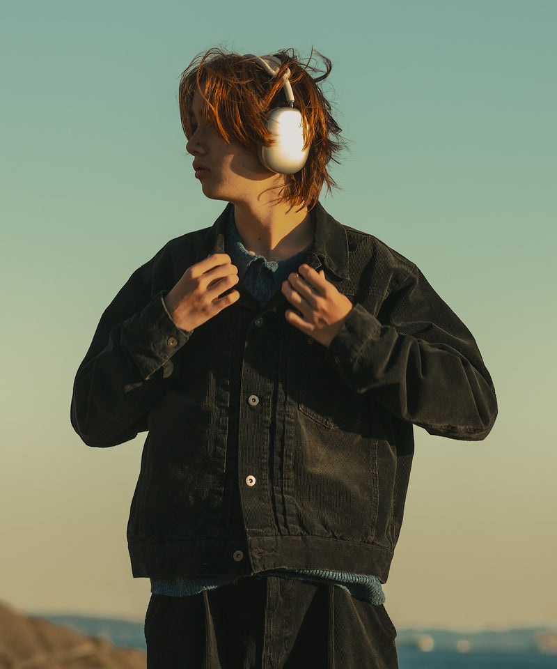 【WETTEMPT|ウィテンプト】BLEACHED CORDUROY JACKET / ブリーチコーデュロイジャケット