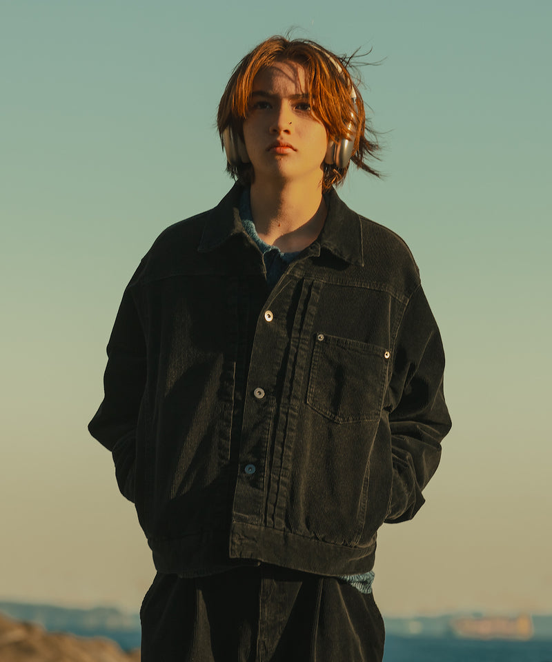 【WETTEMPT|ウィテンプト】BLEACHED CORDUROY JACKET / ブリーチコーデュロイジャケット