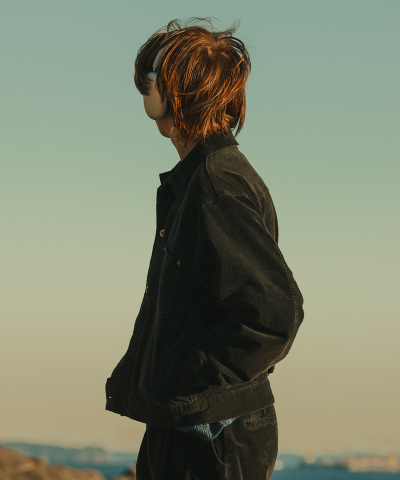 【WETTEMPT|ウィテンプト】BLEACHED CORDUROY JACKET / ブリーチコーデュロイジャケット