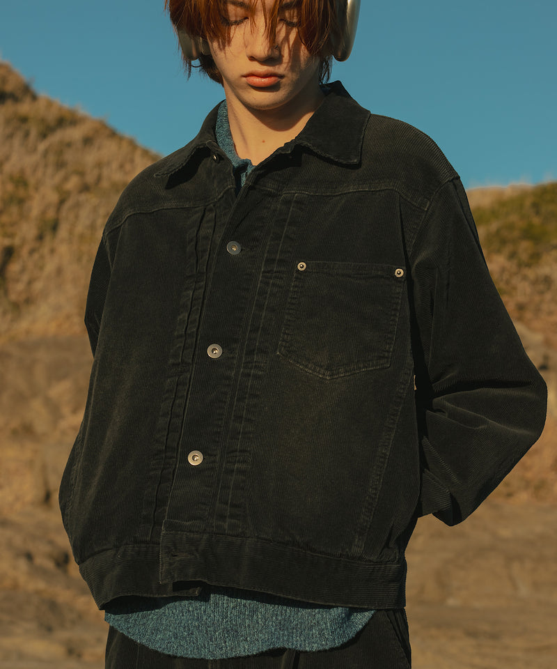 【WETTEMPT|ウィテンプト】BLEACHED CORDUROY JACKET / ブリーチコーデュロイジャケット