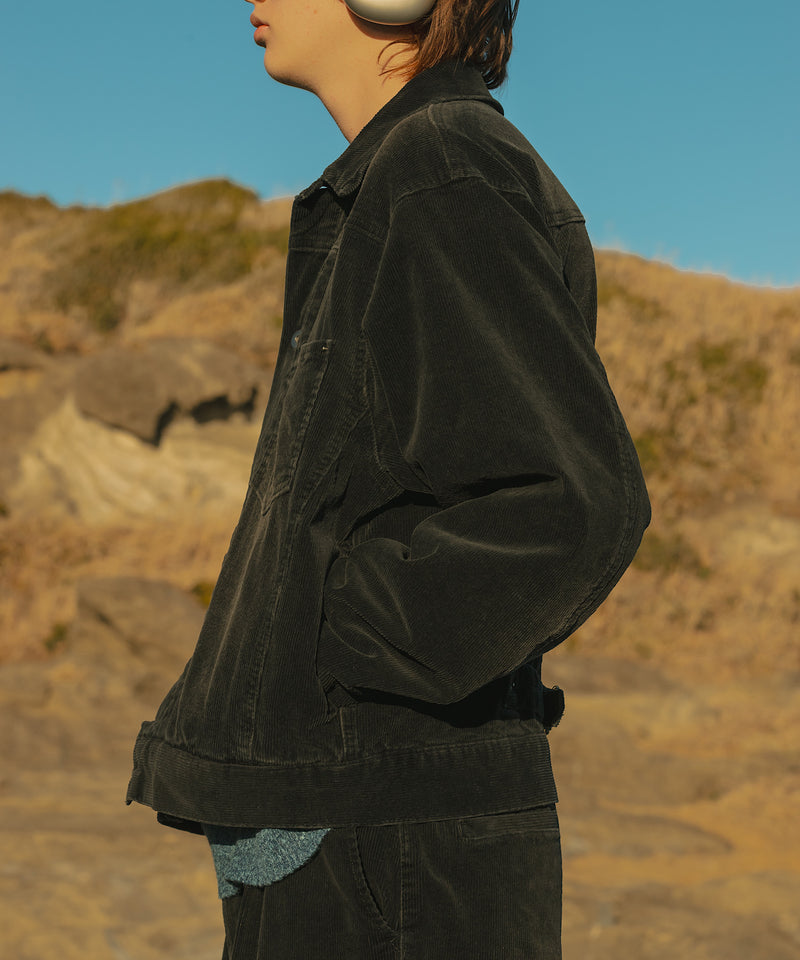 【WETTEMPT|ウィテンプト】BLEACHED CORDUROY JACKET / ブリーチコーデュロイジャケット