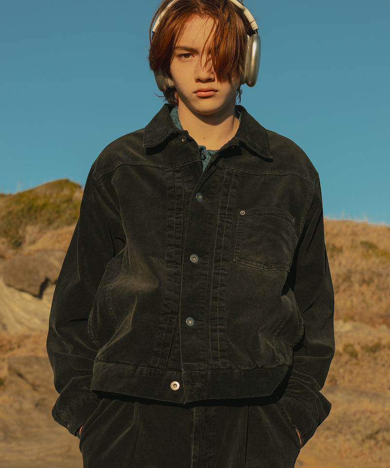 【WETTEMPT|ウィテンプト】BLEACHED CORDUROY JACKET / ブリーチコーデュロイジャケット