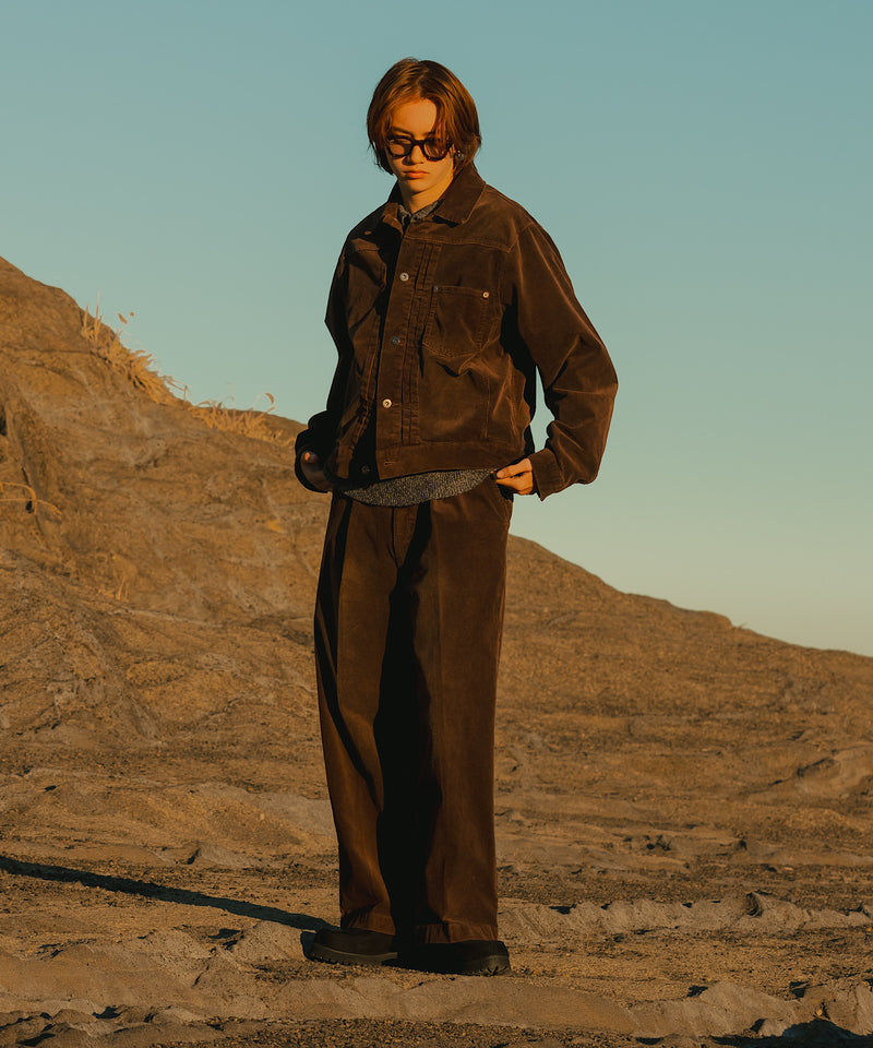 【WETTEMPT|ウィテンプト】BLEACHED CORDUROY JACKET / ブリーチコーデュロイジャケット