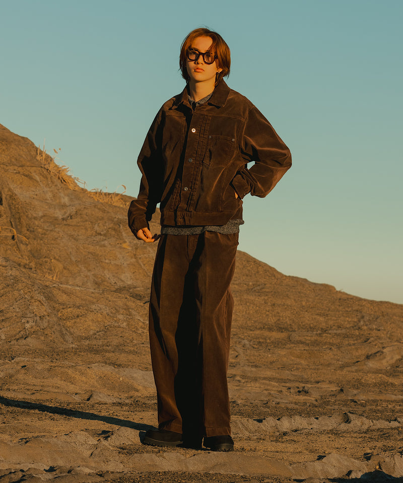 【WETTEMPT|ウィテンプト】BLEACHED CORDUROY JACKET / ブリーチコーデュロイジャケット