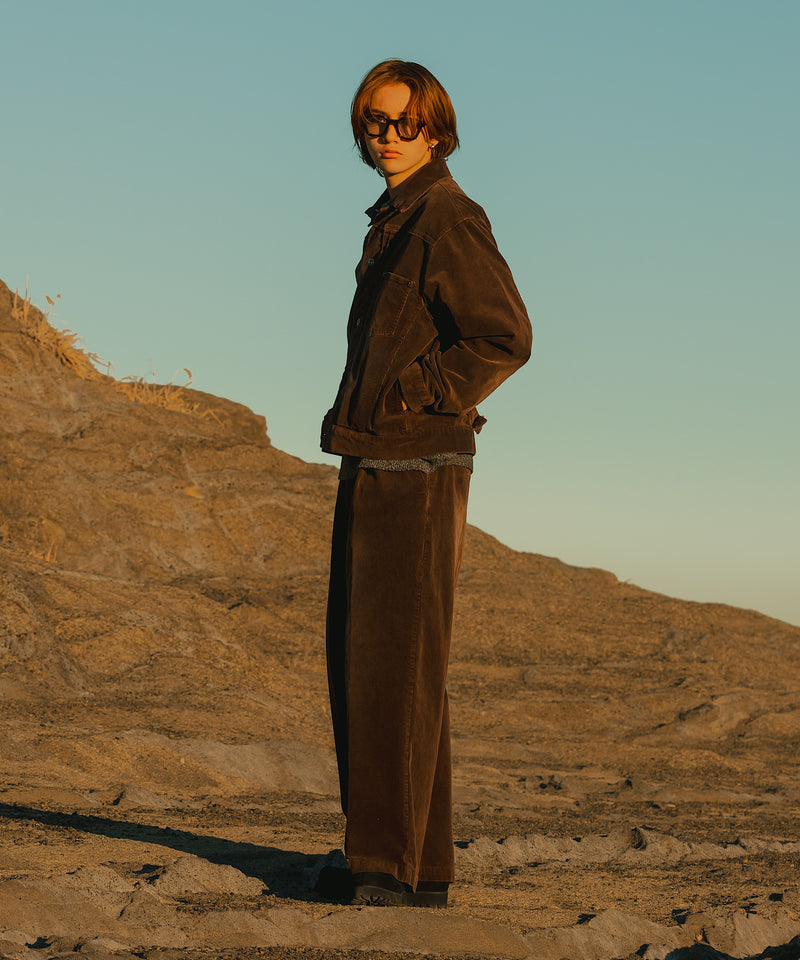 【WETTEMPT|ウィテンプト】BLEACHED CORDUROY JACKET / ブリーチコーデュロイジャケット