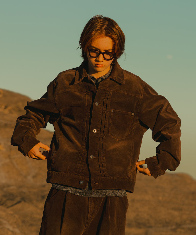 【WETTEMPT|ウィテンプト】BLEACHED CORDUROY JACKET / ブリーチコーデュロイジャケット