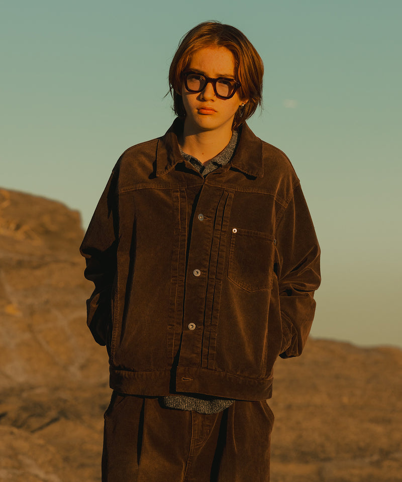 【WETTEMPT|ウィテンプト】BLEACHED CORDUROY JACKET / ブリーチコーデュロイジャケット