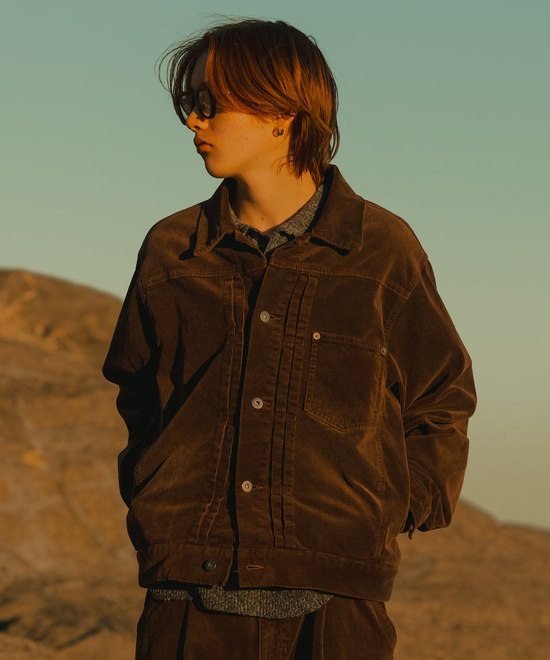 【WETTEMPT|ウィテンプト】BLEACHED CORDUROY JACKET / ブリーチコーデュロイジャケット