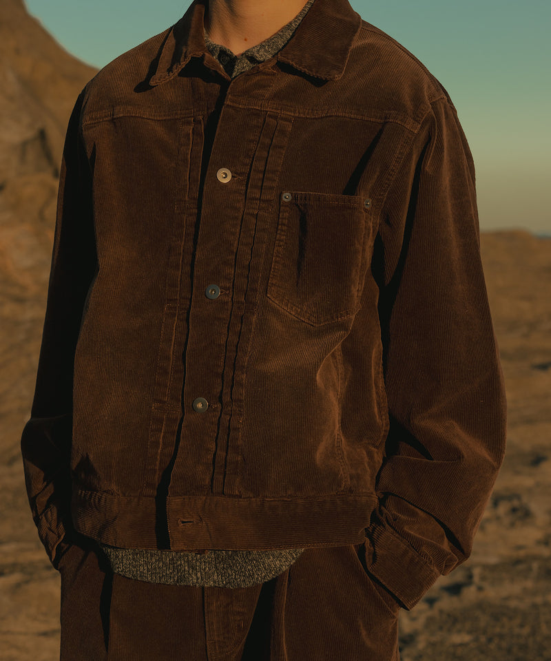 【WETTEMPT|ウィテンプト】BLEACHED CORDUROY JACKET / ブリーチコーデュロイジャケット