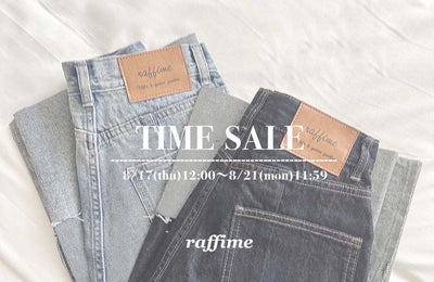 【raffime】MAX56%OFF！TIME SALE開催中