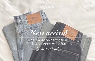 【raffime】New arrival & MAX82%off...time sale開催中♡