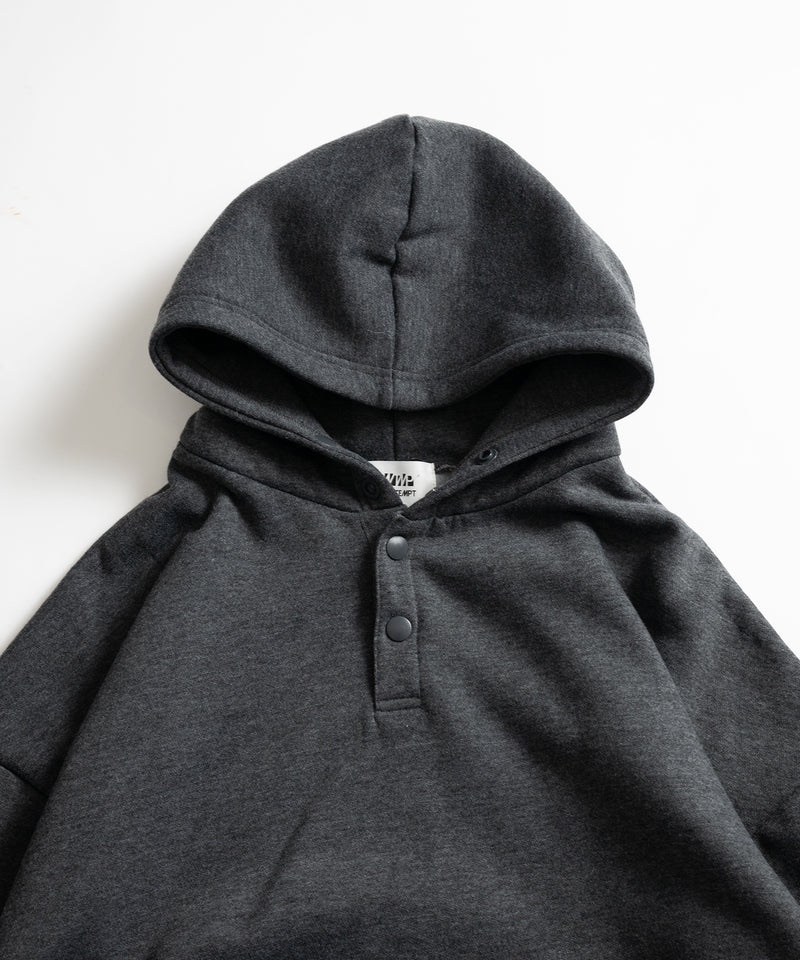 【WETTEMPT｜ウィテンプト】FLEECE LINING SNAP PARKA /裏起毛スナップパーカー