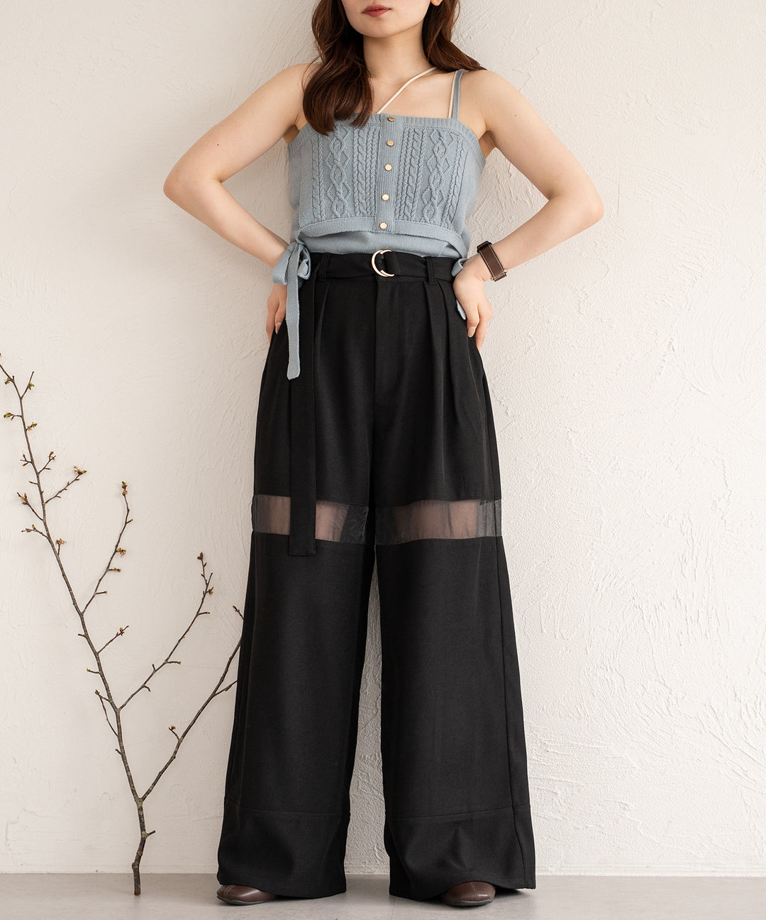 正規取扱店】 MELTTHELADY layered wide pants パンツ - パンツ