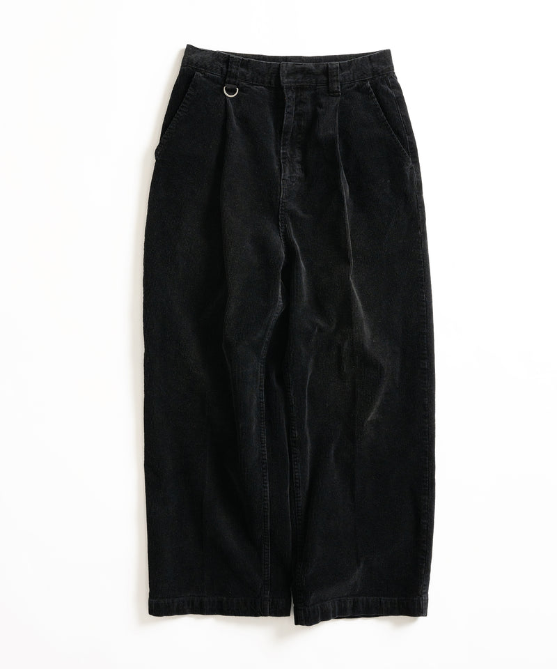 【WETTEMPT｜ウィテンプト】BLEACHED CORDUROY SLACKS / ブリーチコーデュロイスラックス