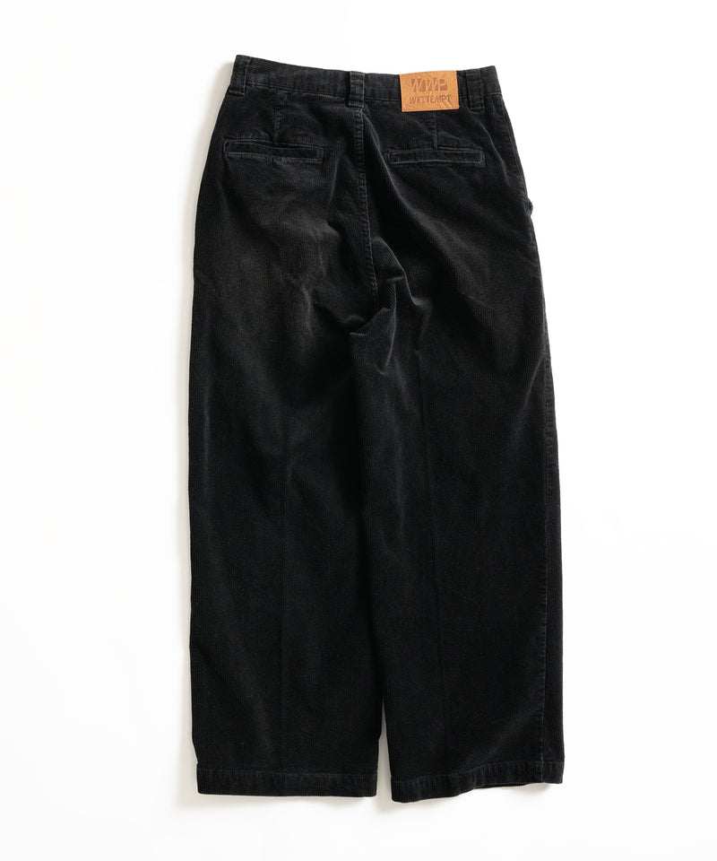 【WETTEMPT｜ウィテンプト】BLEACHED CORDUROY SLACKS / ブリーチコーデュロイスラックス