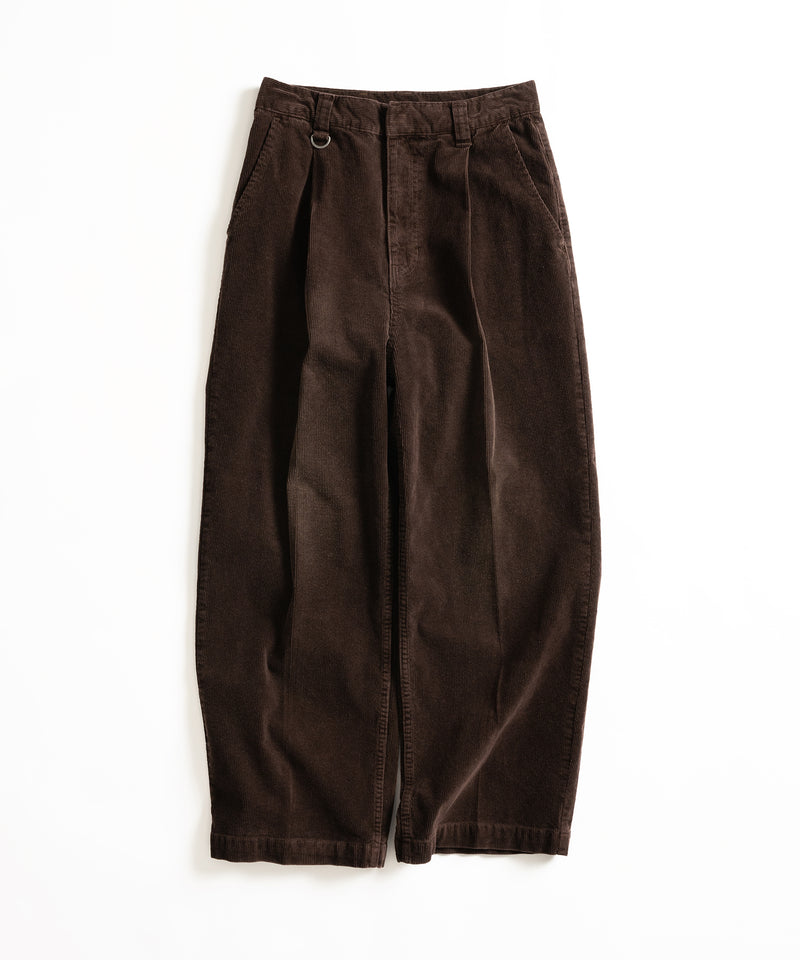 【WETTEMPT｜ウィテンプト】BLEACHED CORDUROY SLACKS / ブリーチコーデュロイスラックス