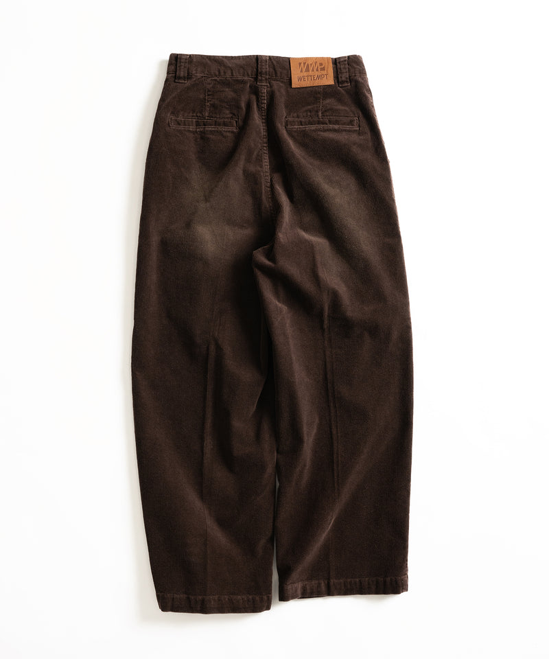 【WETTEMPT｜ウィテンプト】BLEACHED CORDUROY SLACKS / ブリーチコーデュロイスラックス