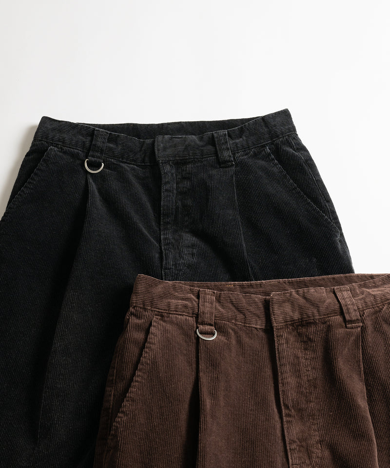 【WETTEMPT｜ウィテンプト】BLEACHED CORDUROY SLACKS / ブリーチコーデュロイスラックス