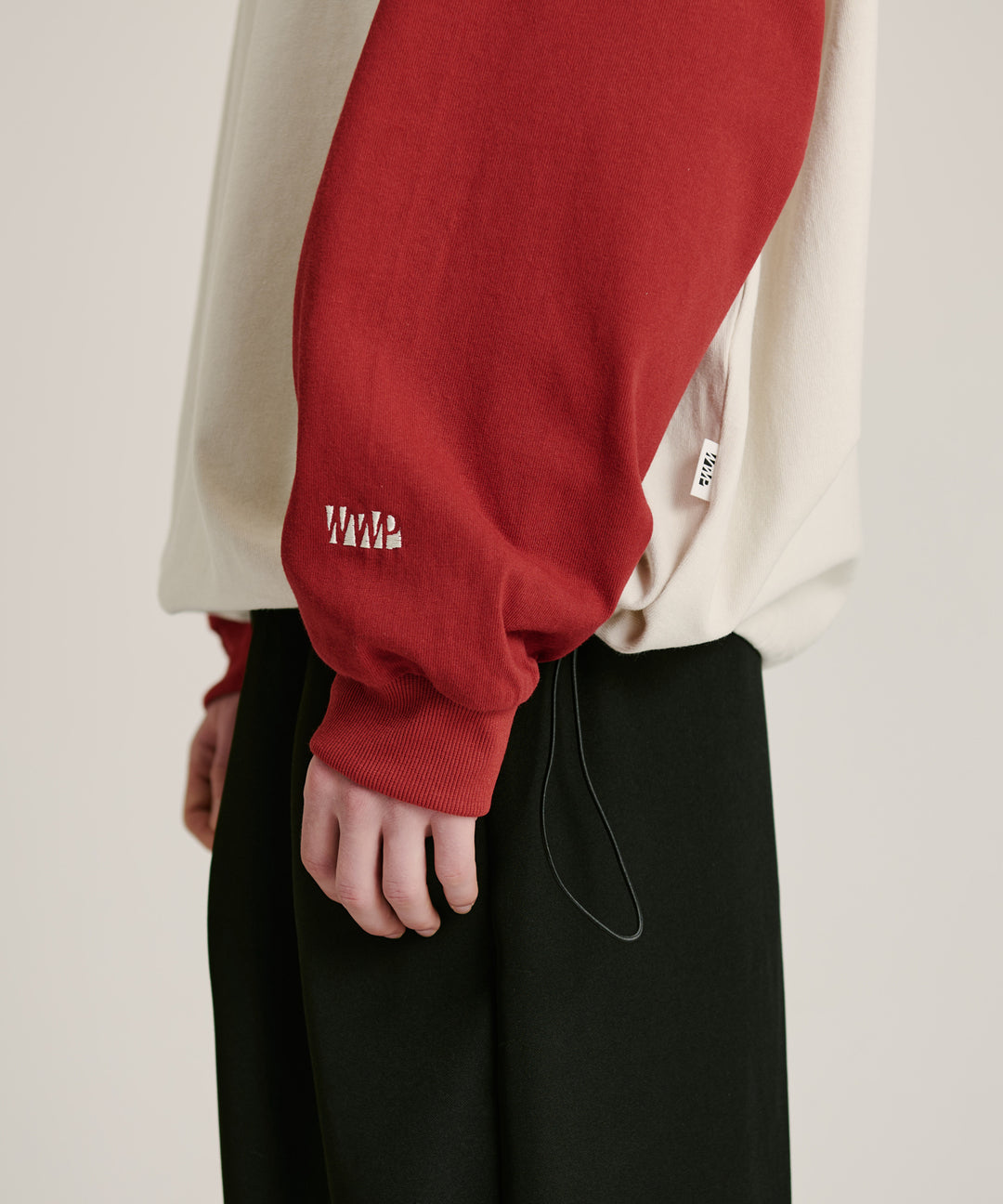 WETTEMPT｜ウィテンプト】DRAW CORD RAGLAN LONG TEE / ドロー