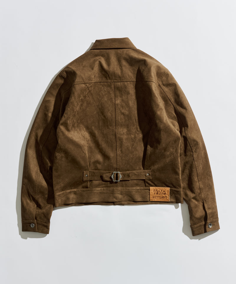 WETTEMPT｜ウィテンプト】FAUX SUEDE TRUCKER JACKET / フェイク