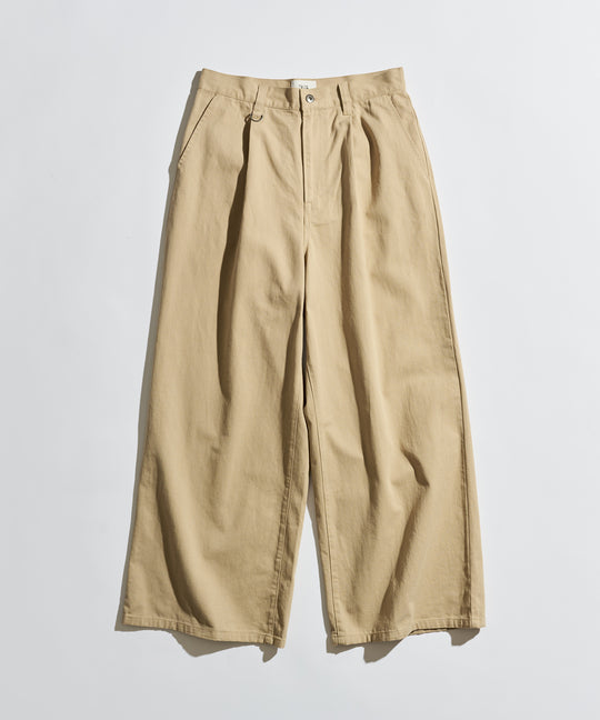 【WETTEMPT｜ウィテンプト】　1 TUCK CHINO SLACKS / ワンタックチノスラックス